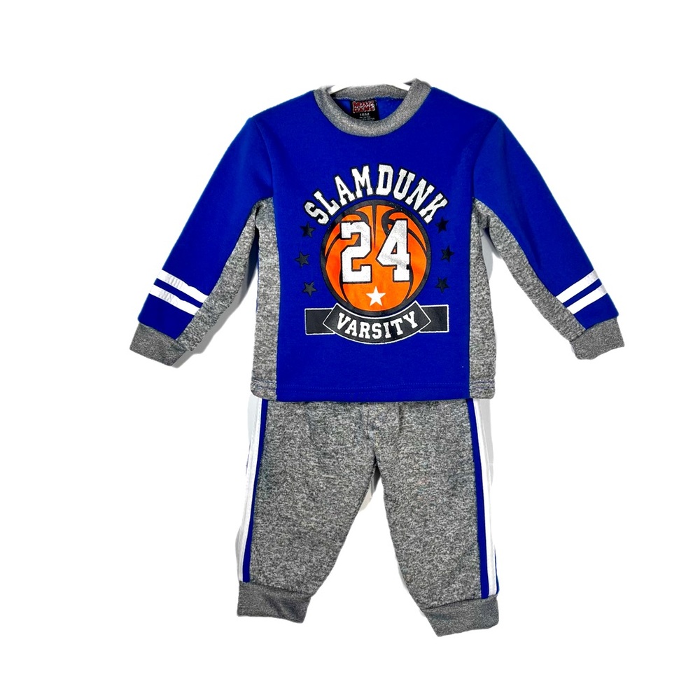 Jogging Suit For 18 Month Old Boy By “MAD GAME” 100% Polyester Top And Bottom